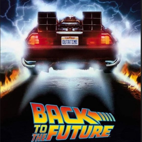Back to the Future OUTATIME Tin Sign – California Delorean License Plate Decor - Picture 3 of 6